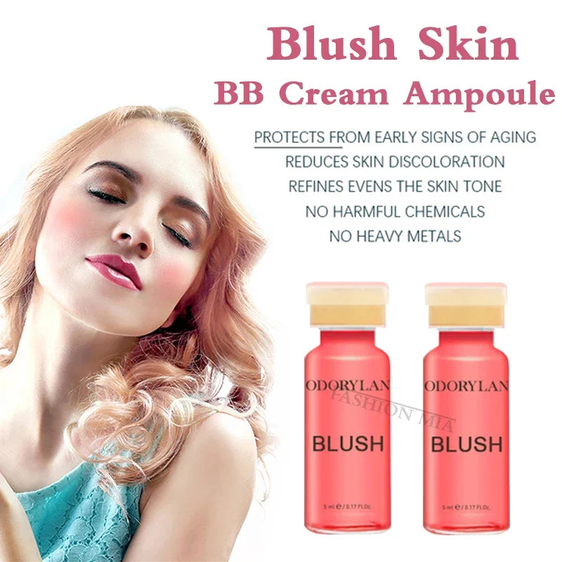 Multi-Purpose Face Blush BB Cream Concealer Glow Foundation Kit - Natural & Semi-Lasting