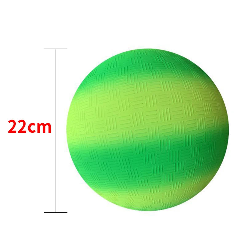 Rainbow Playground Ball for Dodgeball Handball and Party Games - Indoor & Outdoor Use