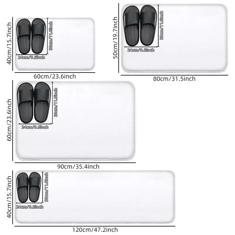 Cartoon Chef Kitchen Floor Mats Entrance Door Rug Living Room Decor Non-Slip