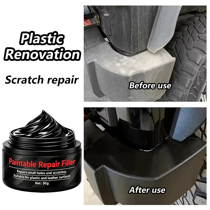 Car Interior Scratch Repair Wax for Plastic & Leather Surfaces - Minor Holes & Scratches