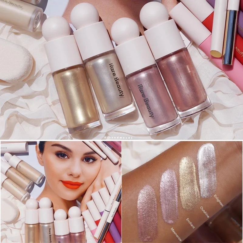 Liquid Highlighter & Blush Makeup Set for Face & Lips - Multiple Colors
