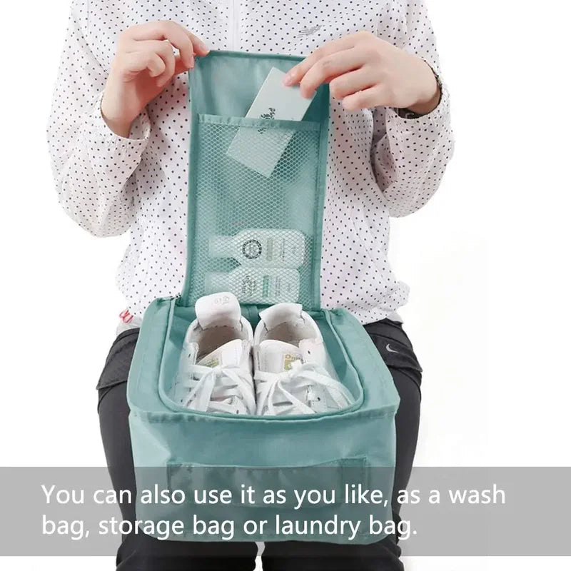 Portable Folding Shoe Storage Bag Waterproof Travel Organizer for Shoes