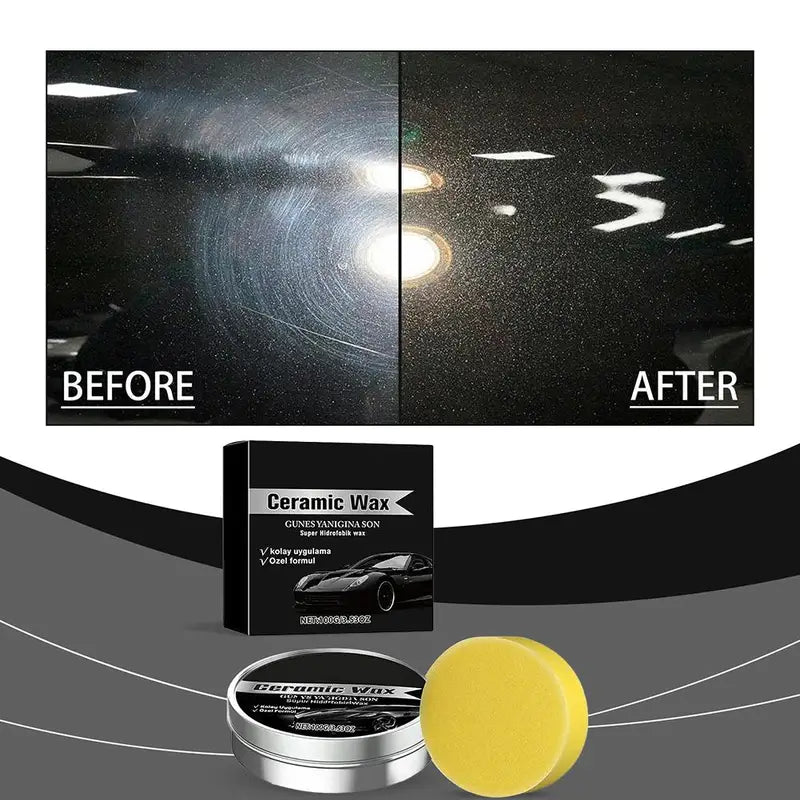 Ceramic Car Wax Coating Polish for Scratch Repair & Long-Lasting Shine