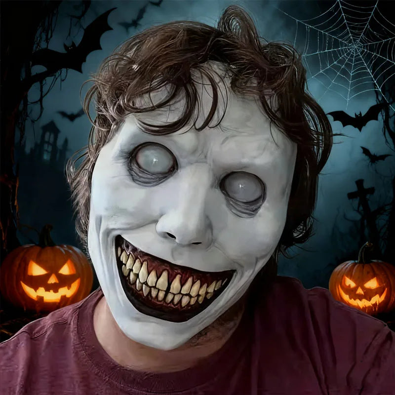 Halloween Horror Full Face Mask Creepy Cosplay Costume Accessory for Party Haunted House