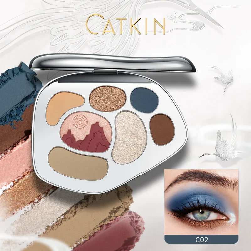 Full Face Makeup Palette with Eyeshadow, Highlighter & Contour - Color Variants