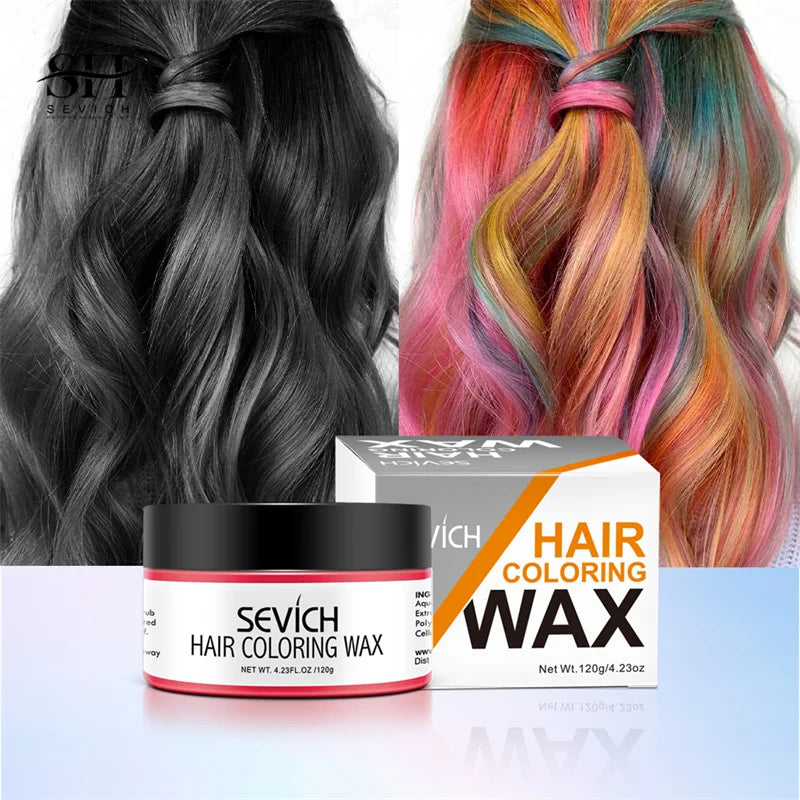 Color Hair Wax - Temporary Hair Dye for DIY Styling & Coloring 50g/120g