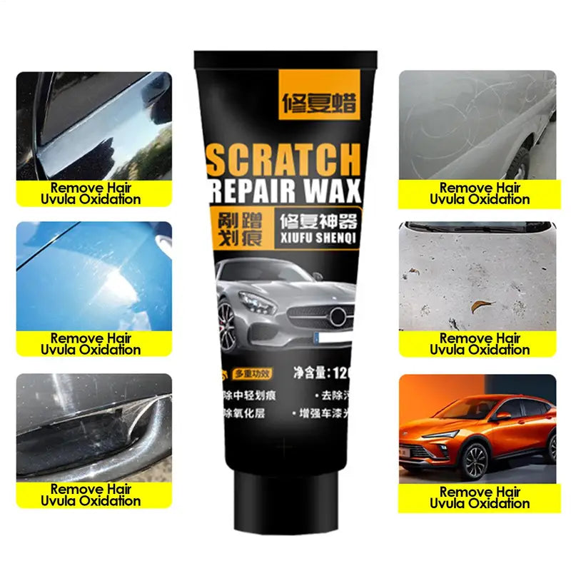 Car Scratch Repair Wax - Auto Paint Touch-Up & Polishing Tool 120ml