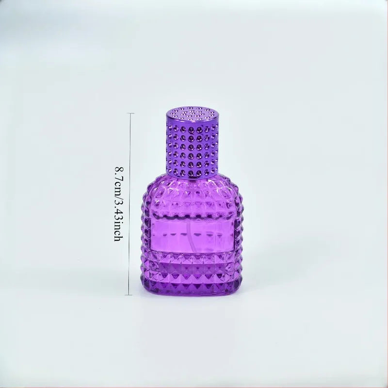 30ml Glass Perfume Bottles Pineapple Style Spray Dispenser Empty Atomizer