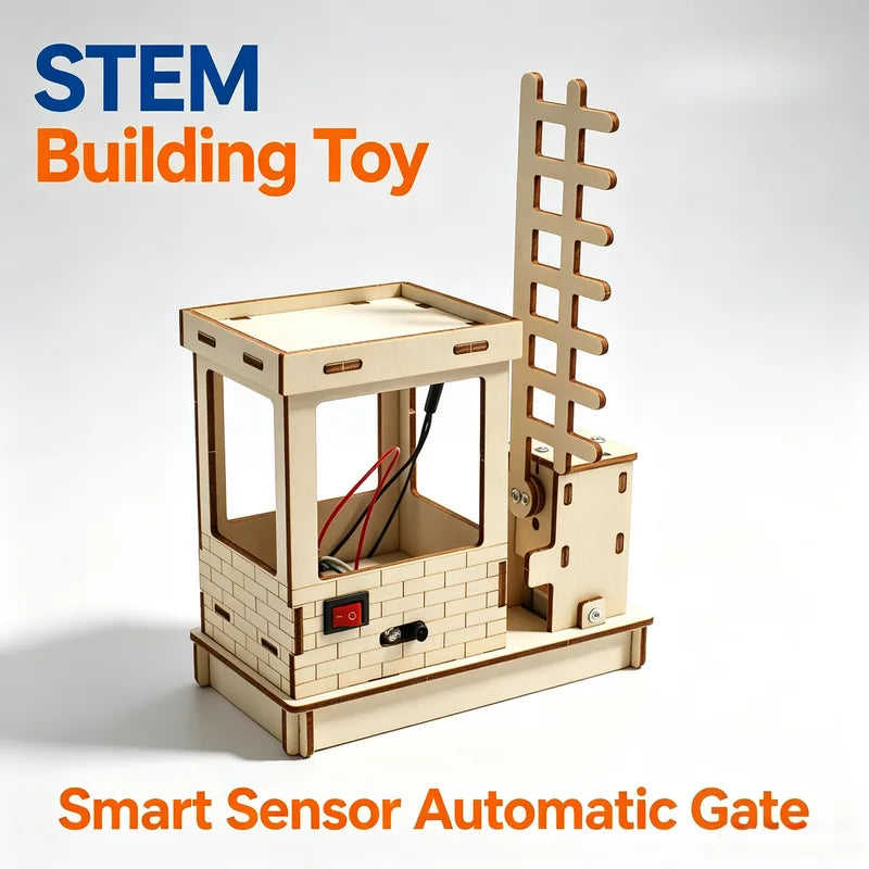 Children's DIY Science Experiment Models - Smart Sensor Door Kit Educational Toy