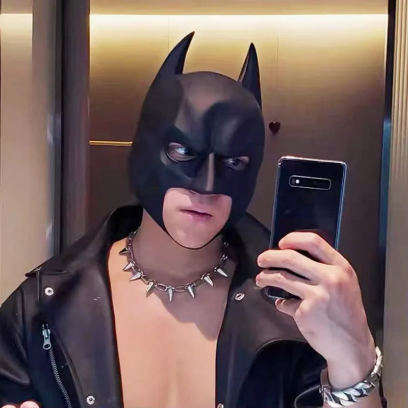 Halloween Latex Bat Mask Cosplay Headgear for Party Costume Prop
