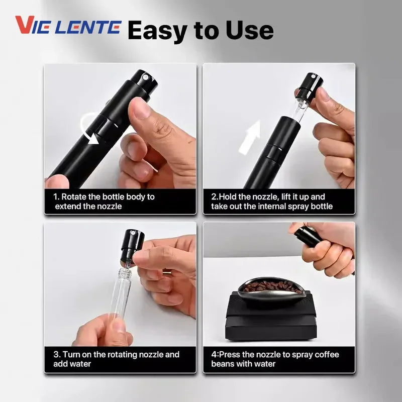 Coffee Dosing Cup and Anti-Static Spray Set for Espresso Grinder Accessories