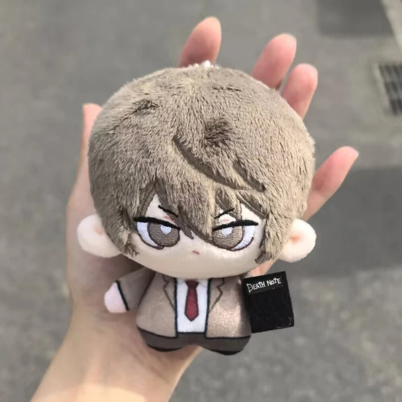 Anime Death Note Light & L Plush Dolls - Soft Cosplay Stuffed Toys, 12cm