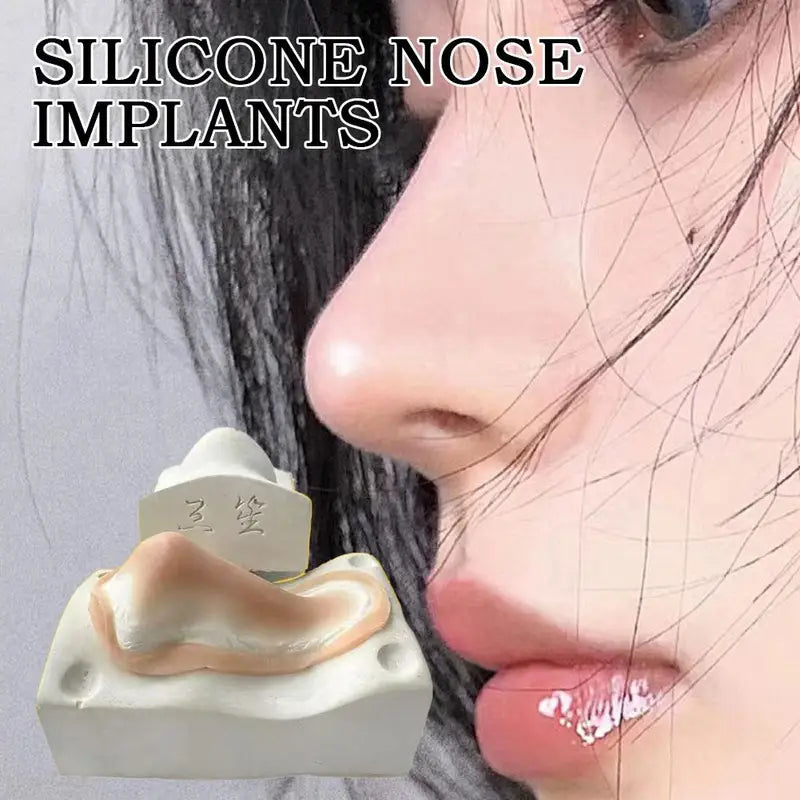 Realistic Silicone Prosthetic Nose & Chin for Special Effects Makeup - Reusable Hypoallergenic Face Costume