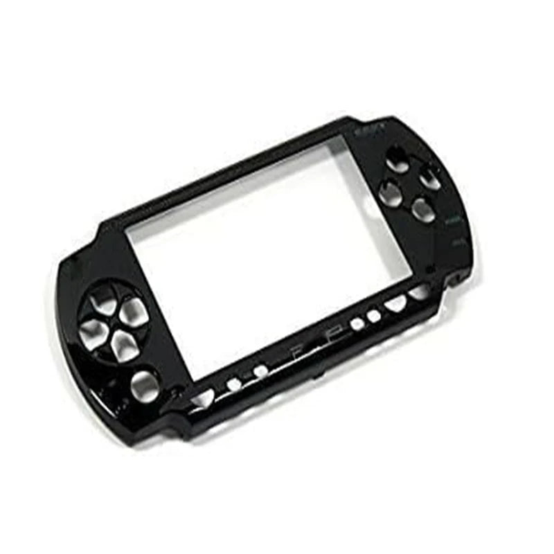 PSP 1000 Front Faceplate Shell Cover Replacement - Black