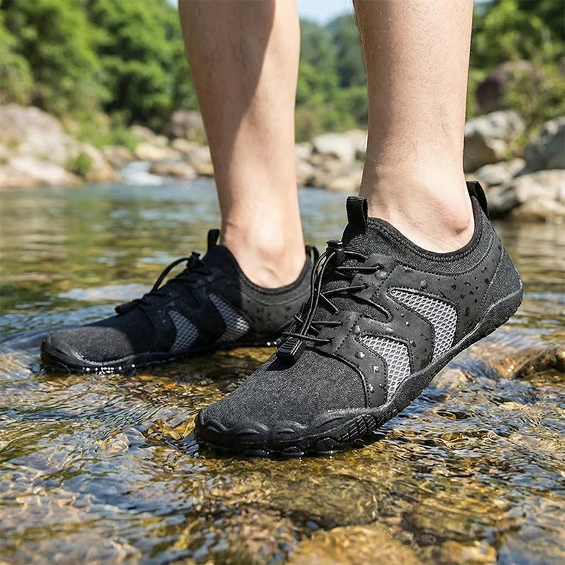 Unisex Water Shoes Quick Dry Anti-Slip Aqua Shoes for Beach & Pool, Breathable Fitness Sneakers