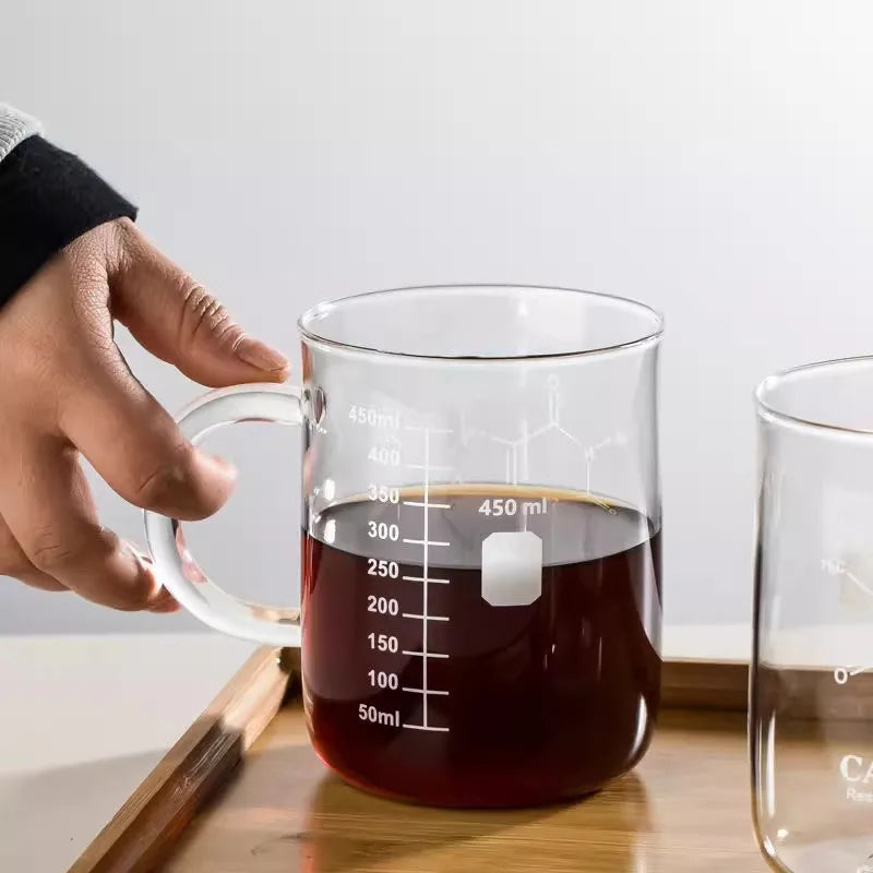 450ml High Borosilicate Glass Measuring Cup with Handle for Kitchen