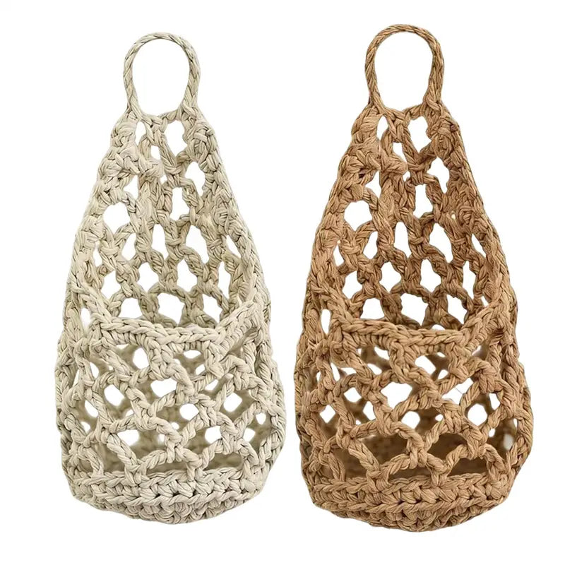 Handwoven Pineapple Shape Macrame Plant Hanger for Indoor and Outdoor Decor