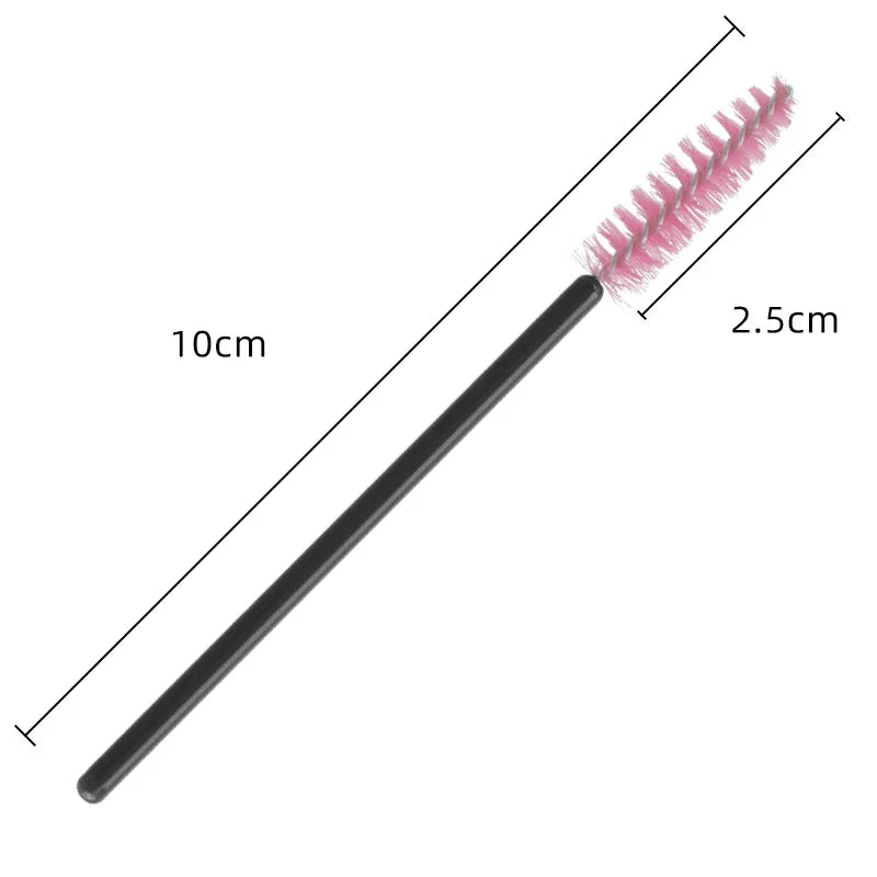 Disposable Eyelash & Eyebrow Brush Set - 50/500 Pcs Makeup Applicators