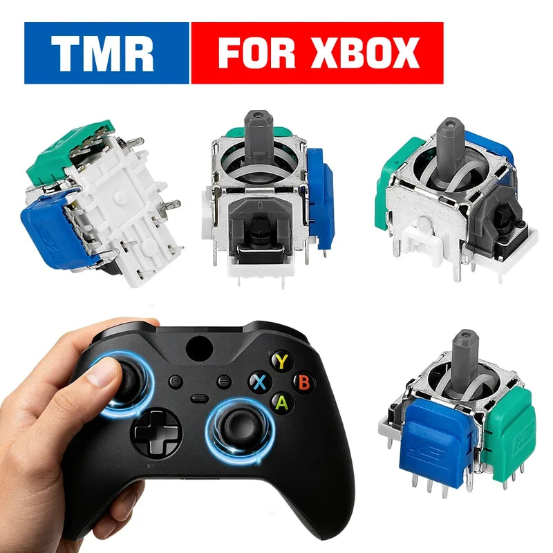 Electromagnetic Joystick Replacement Kit for PS4, PS5, Xbox Series S/X Controllers – Magnetic Sensor 3D Analog Stick (2/10 Pack)