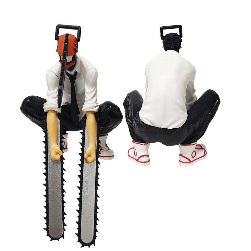 Anime Action Figure Set - Denji PVC Collectible Toys 14-17cm for Children and Car Decor