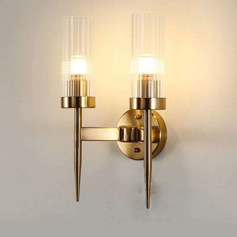 Modern LED Wall Light Fixture for Home Bedroom Living Room Bathroom Gold Finish