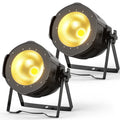 2PCS 100W COB LED Par Stage Lights DJ Wedding Party Effect DMX Control