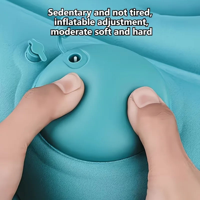 Inflatable Travel Waist Support Cushion with Storage Bag - Ergonomic & Portable