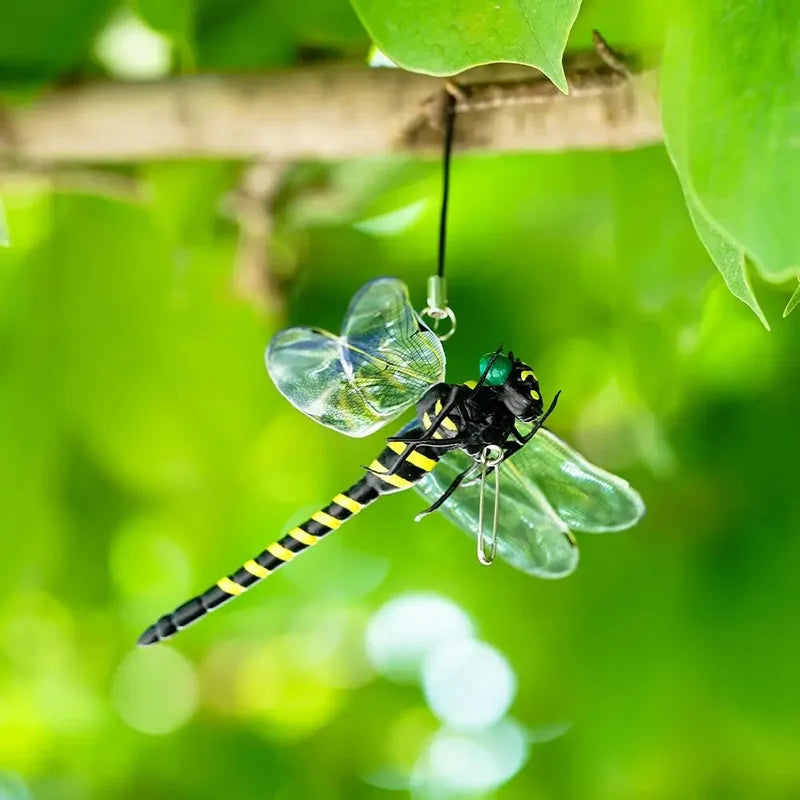 12cm Realistic Dragonfly Garden Insect Repellent Model Hanging Ornament