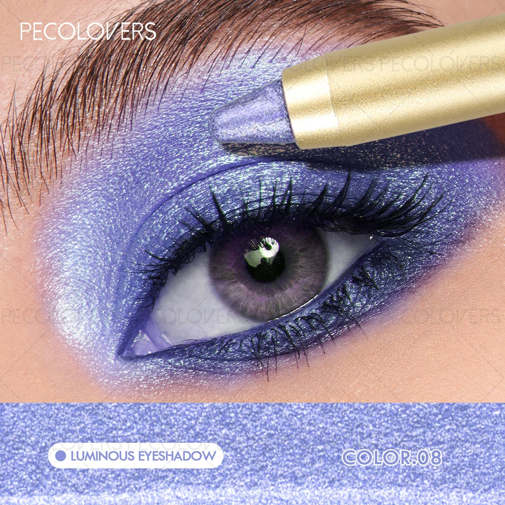Dual-ended Eyeshadow Stick with Brush - High Pigment, Eye-Catching Makeup