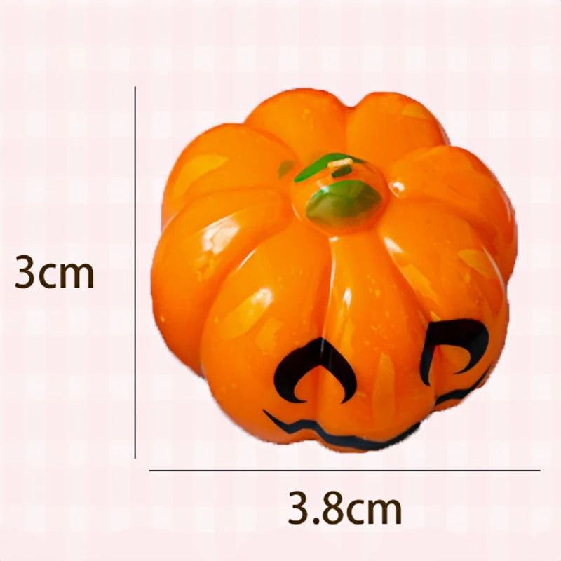 10-30Pcs Fun Cartoon Pumpkin Head Car Decorations for Halloween & Party Gifts