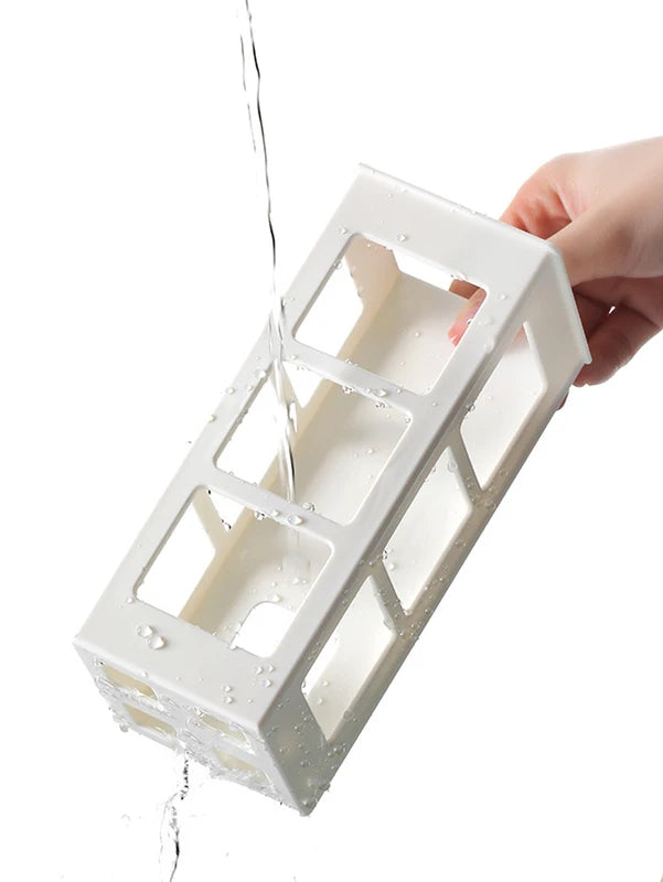 Non-Perforated Curling Iron Storage Box Wall Shelf for Beauty Tools