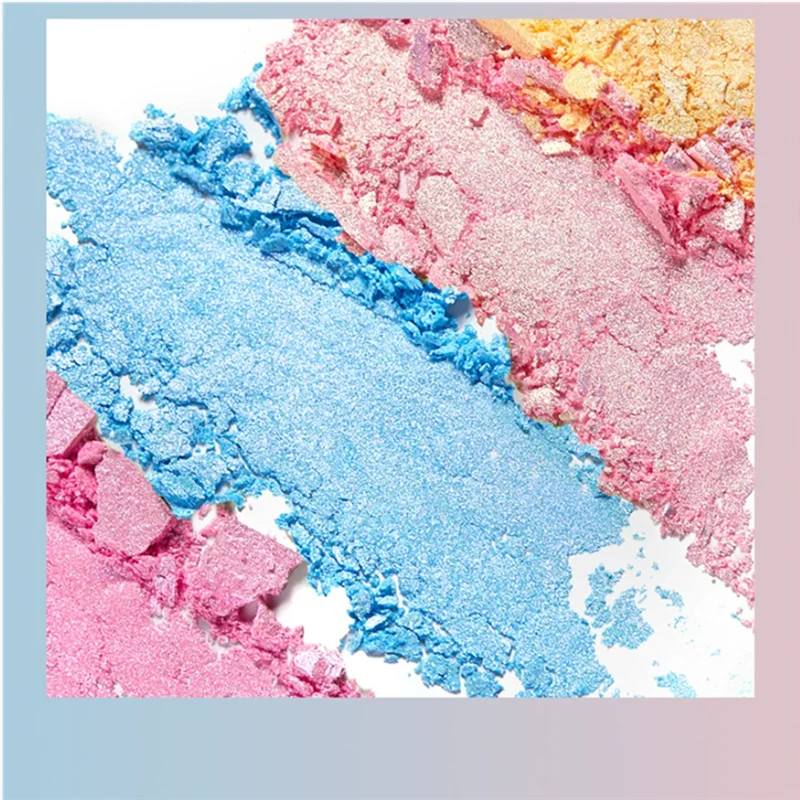 Mirror Nail Powder Glitter Set - Holographic Aurora Colors for Nails
