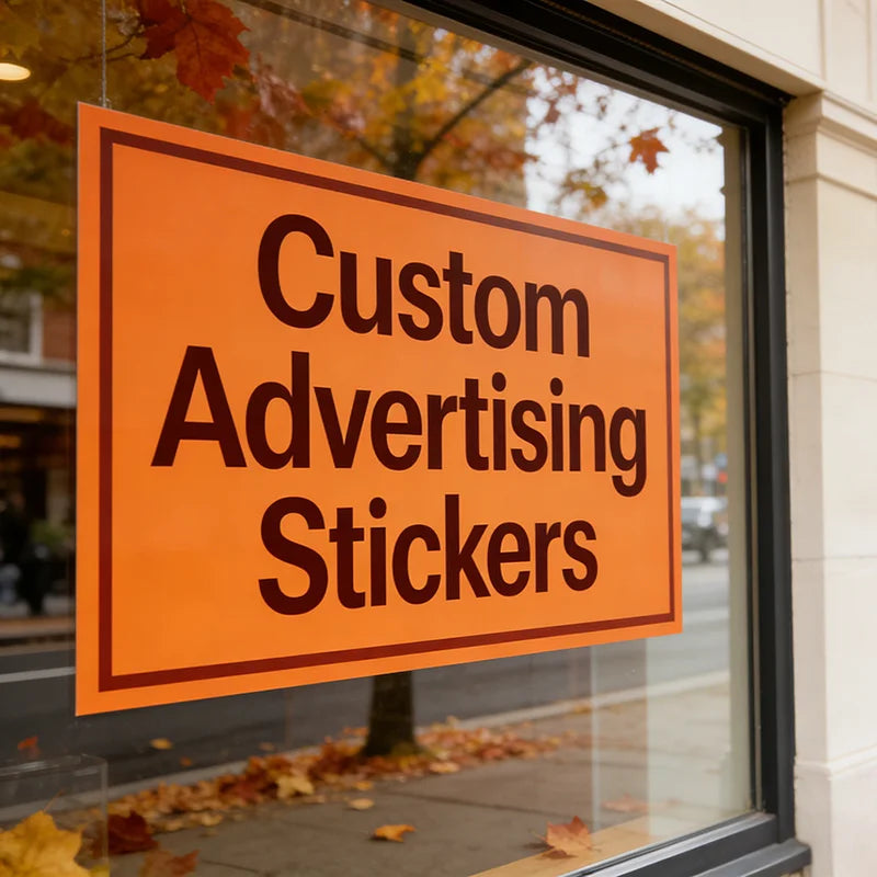 Custom Waterproof Logo Stickers for Business & Storefronts - Decals & Seals