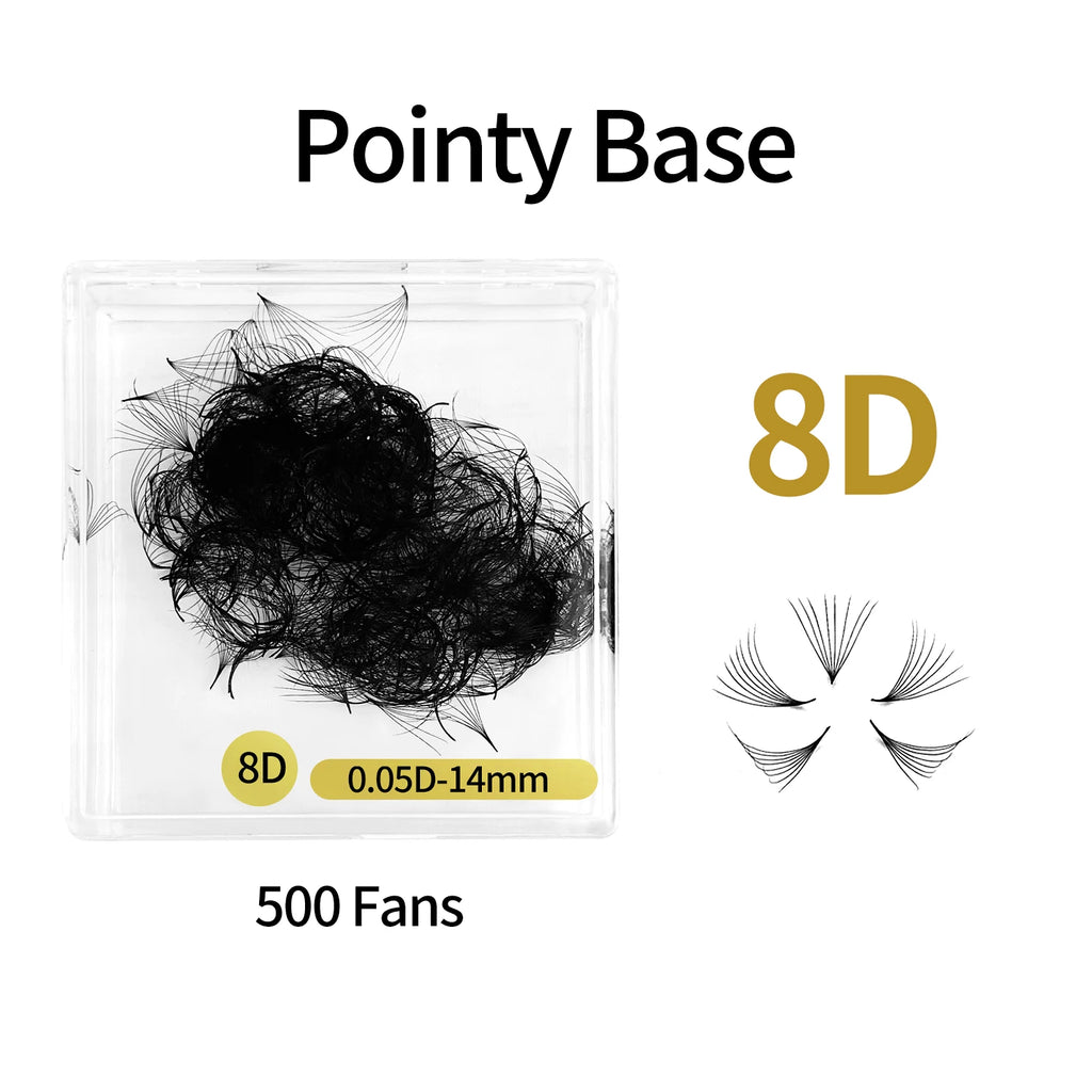 Premium Premade Eyelash Extension Fans - Volume Lash Bouquets for Lash Extensions