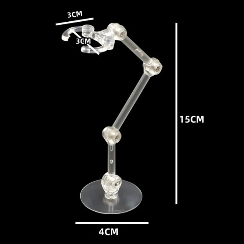 Action Figure Stand Transparent Base Support for Gundam SHF Figuart Model Display