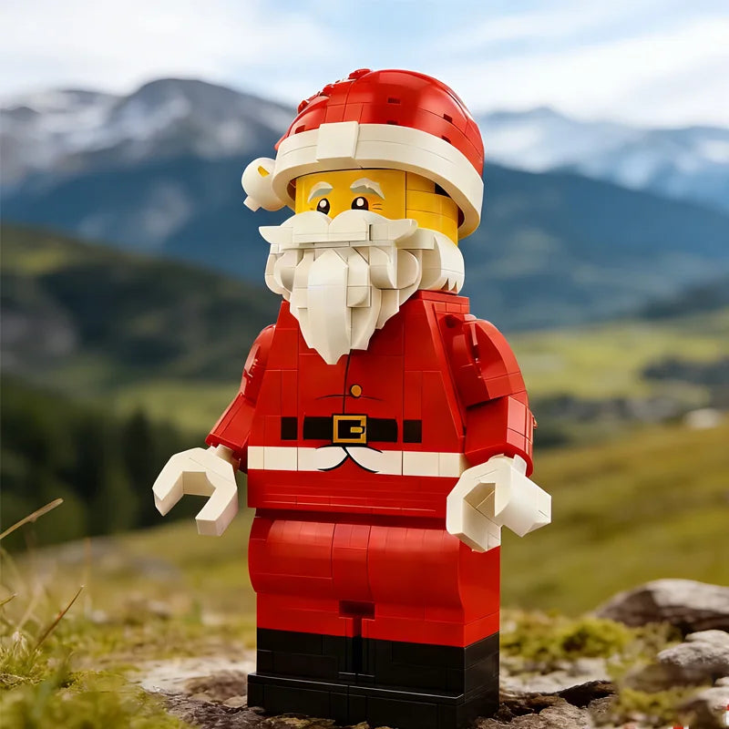 761pcs Santa Minifigure Building Block Set Holiday Christmas Gift