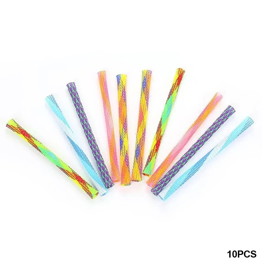 Colorful Cat Spring Toy Stick - Bouncing, Interactive Pet Toy Set of 10 or 30
