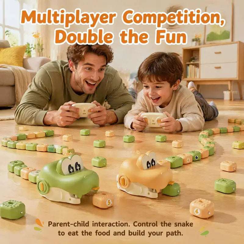 Magnetic Snake Battle Toy for 2 Players Interactive Remote Control Desktop Ornament