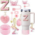 9PCS Cup Accessory Set for Stanley 30oz 40oz - Silicone Cover, Straw, Charm, Stickers