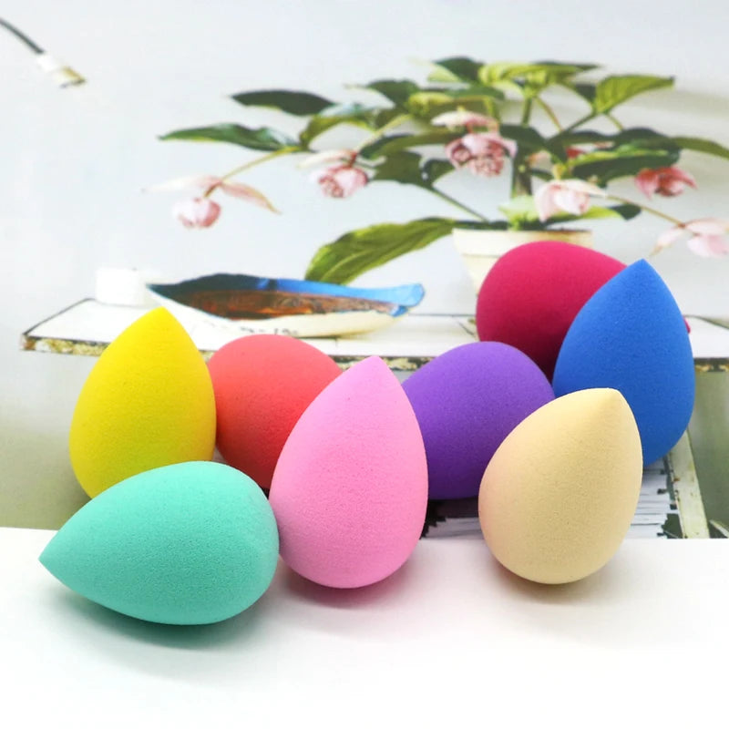 Mini Makeup Sponge Puffs Set - 6pcs Face Powder & Concealer Applicators