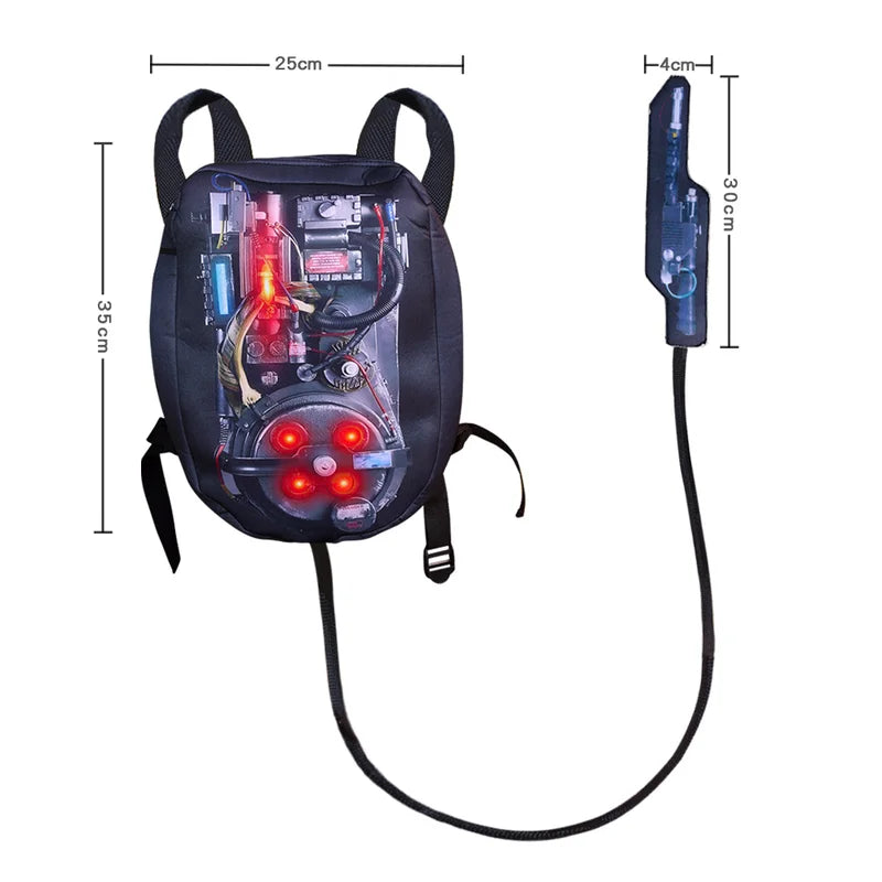 Kids Ghostbusters Cosplay Costume with Backpack - Christmas Party Gift