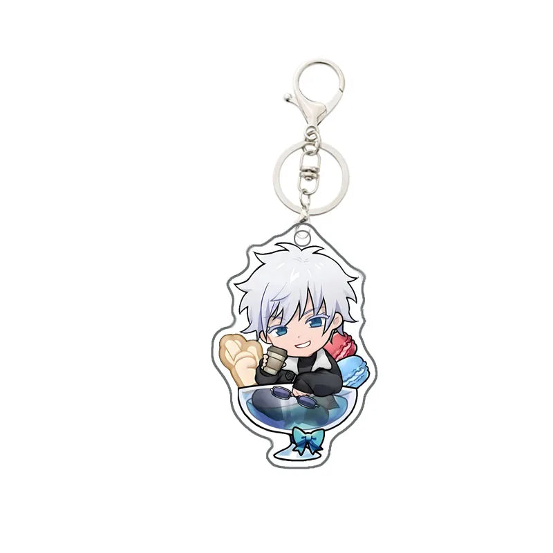 Anime Pendant Keychain Jujutsu Kaisen Fushiguro Megumi Nanami Kento Kugisaki Nobara Gojo Satoru
