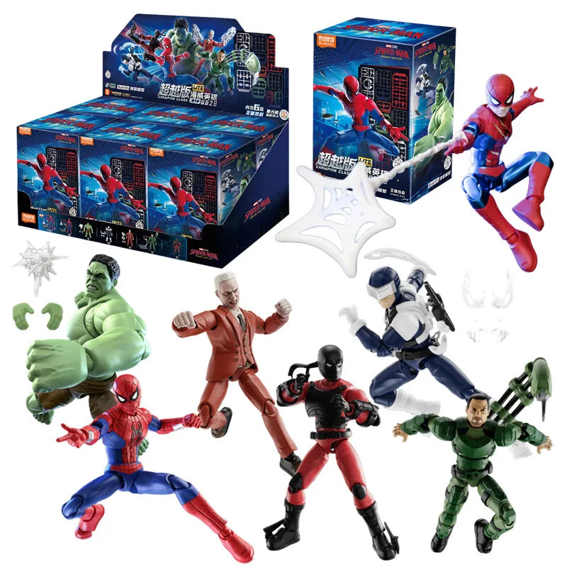 Action Figure Model Kit - Spider-Man Hidden Battle Edition, Multiple Colors