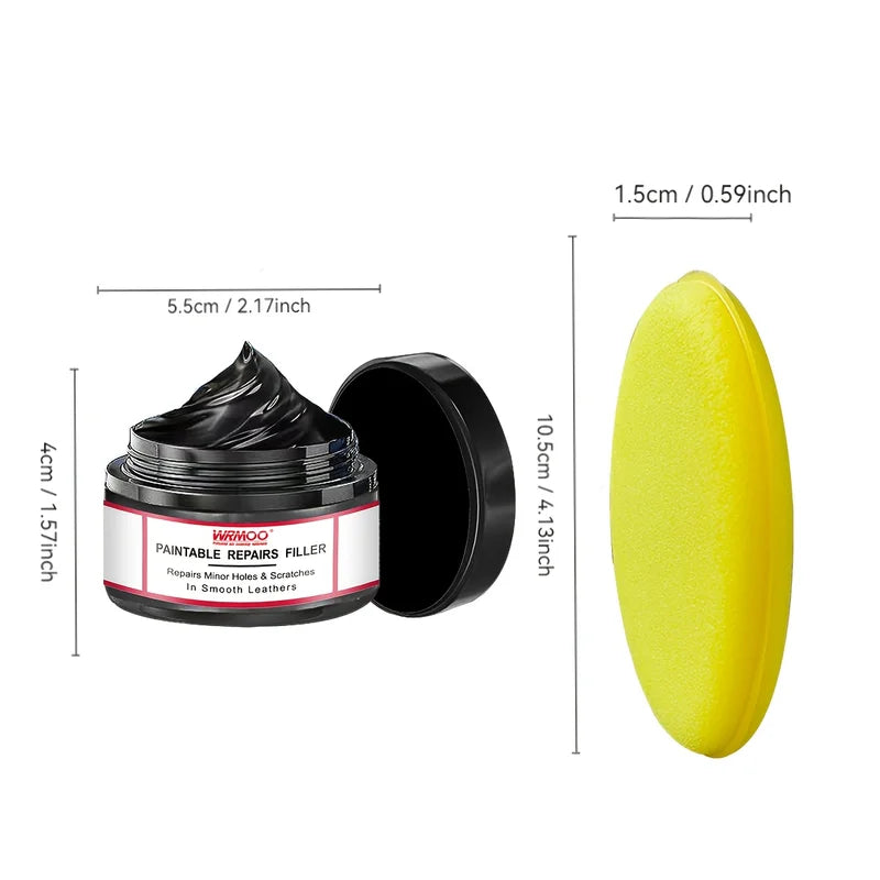 All-in-One Car Scratch Remover Wax & Tire Protectant - Gloss Finish & Yellowing Repair