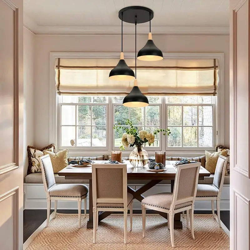 Modern Loft Pendant Lights 3 Heads for Living Room Kitchen Bedroom Home Decor