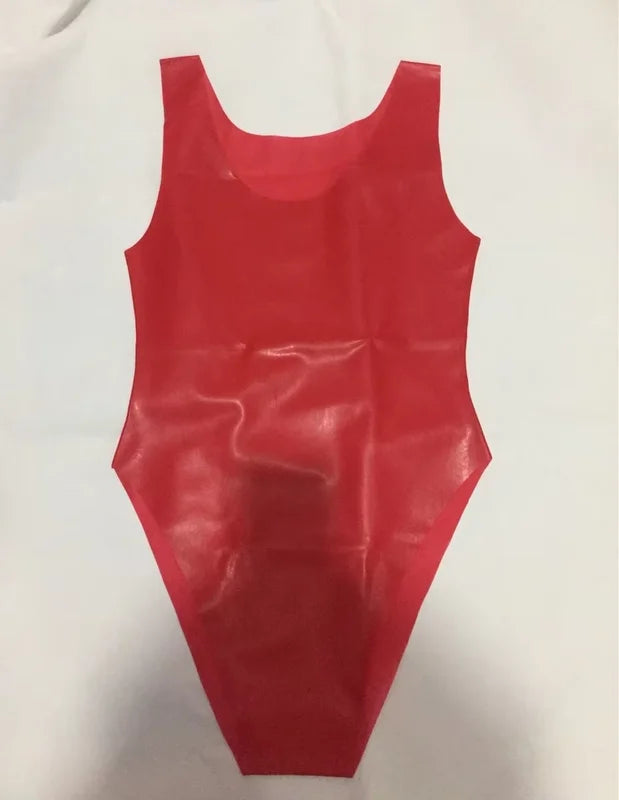 Latex Bodysuit Leotard Mould Made Body Swimsuit Black Latex Rubber Gummi