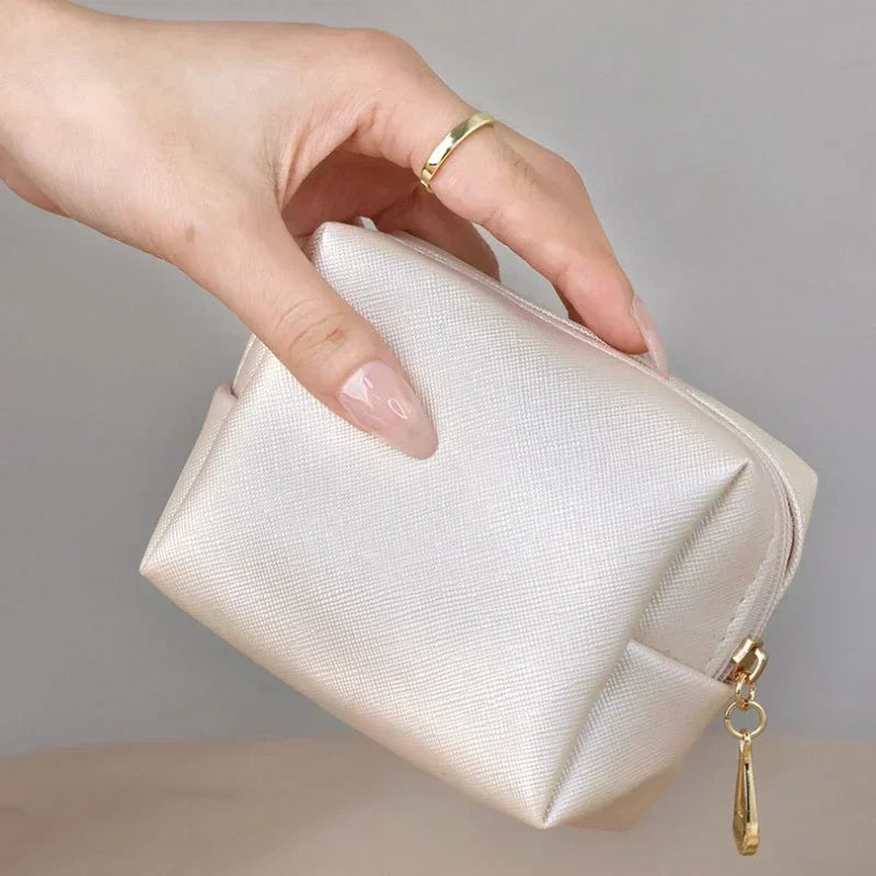 Mini Makeup Bag Cosmetic Organizer Pouch Travel Storage Small Coin Case
