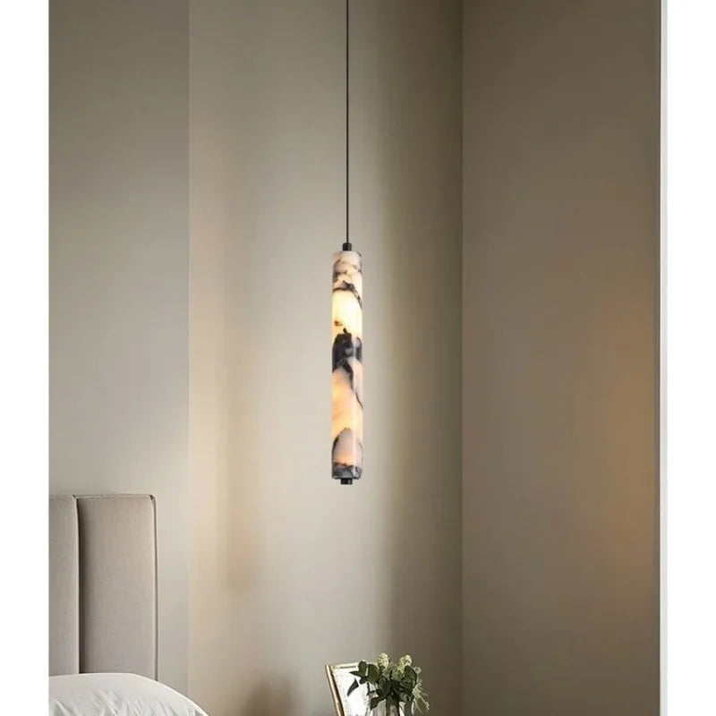 Modern French Marble Pendant Light Chandelier for Bedroom Living Room Office