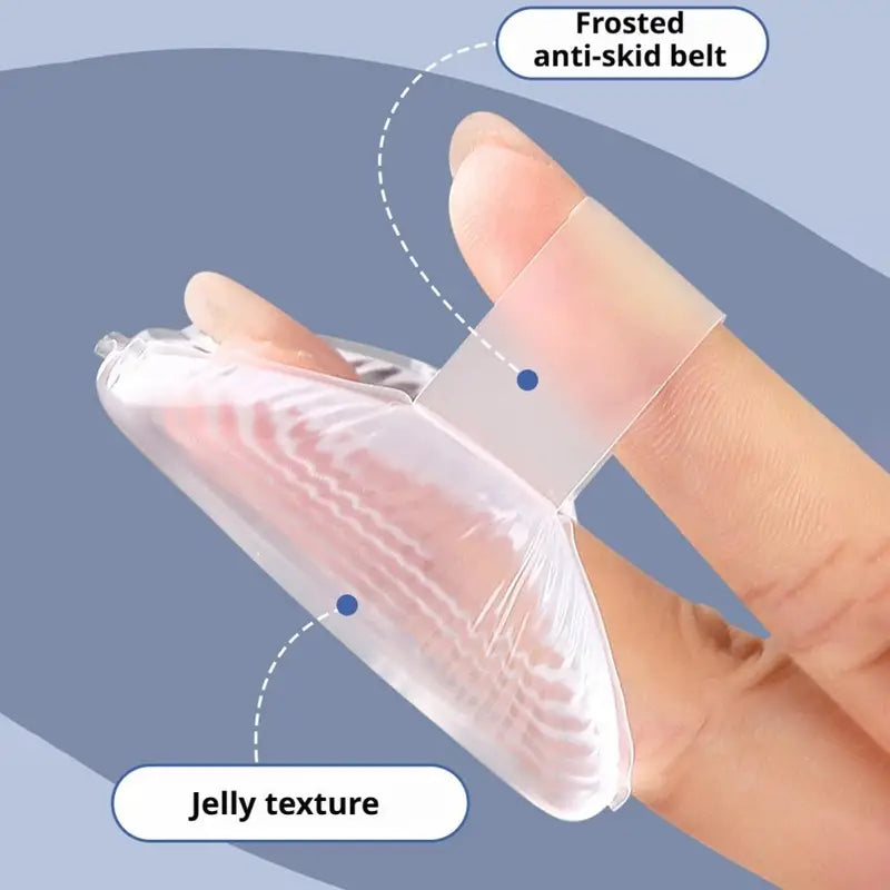 Silicone Makeup Sponge Set - Water-Based Crystal Jelly Foundation Puff, Reusable & Non-Absorbing