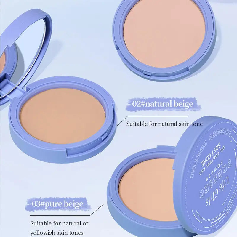 Oil Control Matte Setting Powder - Long Lasting Waterproof Face Powder